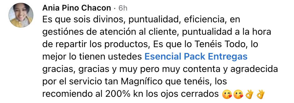Reseña de un cliente de Esencial Pack 5