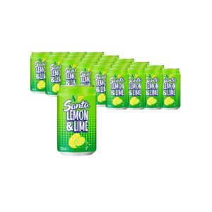 Caja de Refresco Gaseado Santa Limón 24 unidades 330ml - envíos a Cuba