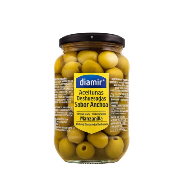 Aceituna Manzanilla Deshuesada Sabor Anchoa - 835g