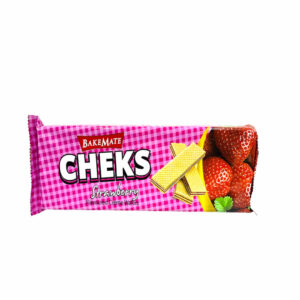 Wafer Relleno de Crema Sabor Fresa Cheks 100g