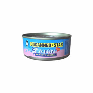 Atún en Aceite Docanned 140g en lata 140g, ideal para recetas gourmet