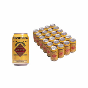 Caja de Malta Bucanero 24x330ml - Santa Isabel - Envíos a Cuba - Esencial Pack