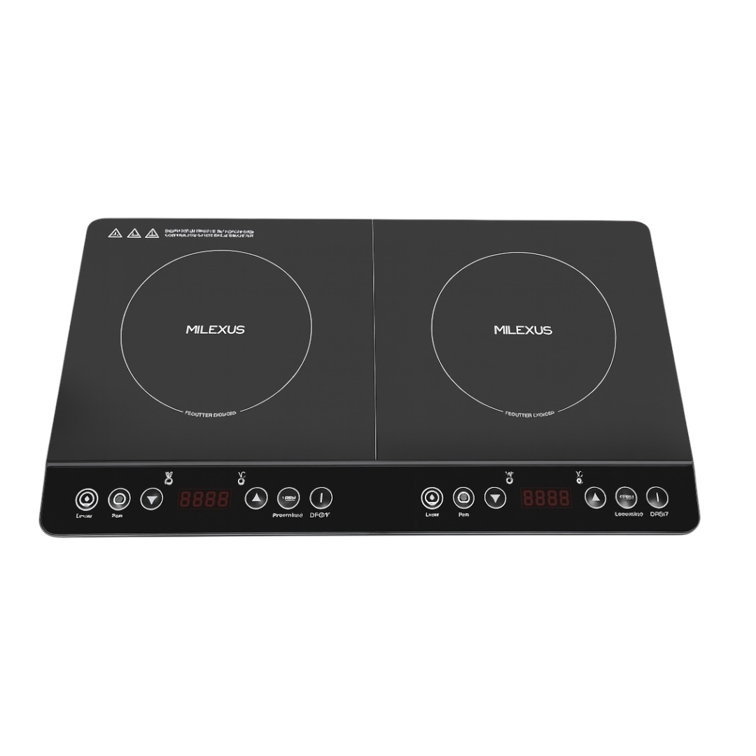 Hornilla Milexus dos quemadores Cocina de Inducción 2 Quemadores Milexus - Electrodoméstico de cocina eficiente