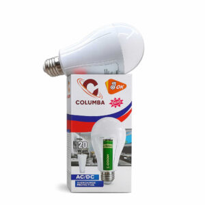 Bombillo LED Recargable Columba 20W - Iluminación eficiente para hogar