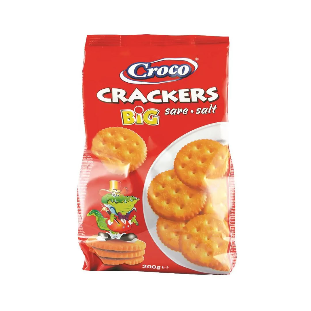 CRACKER BIG 200 GR CROCO (R.2553) Galletas Cracker Big 200g - Imagen del producto