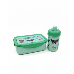 Set Lunchera Infantil con Botella y Cubiertos