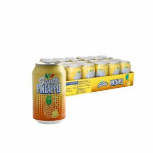 Refresco Gaseado Piña Santa gran formato Caja de Refresco Gaseado Piña Santa 24ud 330ml