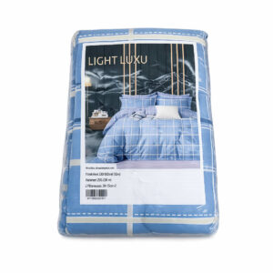 Juego de Sábanas Estampado Cuadros 150x190cm - Producto para cama individual