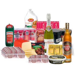 Combo Papá Fiestero Alimentos Aseo Combo Papá Fiestero con diversidad de productos esenciales para celebraciones
