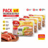 Salchichas de Pollo Perdix 4 Paqt 340g Salchichas de Pollo Perdix pack de 4 unidades de 340g