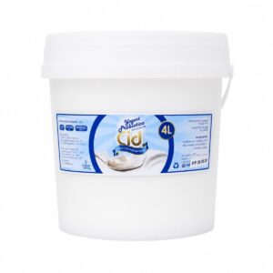 Yogur CID Natural sin Azucar Tina 4lts, opción saludable y nutritiva.