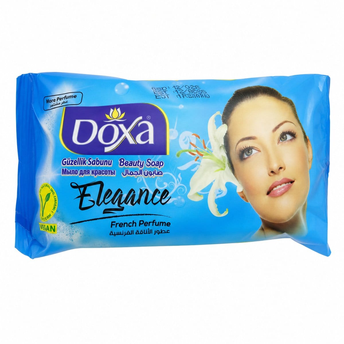 Jabón de Baño Elegance Azul Doxa 100g para limpieza suave