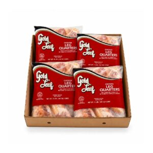 Caja de Cuartos Traseros de Pollo 4 Bolsas de 10Lb