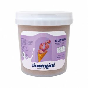 Helado Gustatini sabor Chocolate 4 litros, cremoso y suave