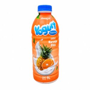 Yogur Sabor Naranja Piña Gustatini 1Lt
