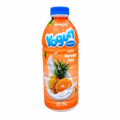 Yogur Sabor Naranja Piña Gustatini 1Lt