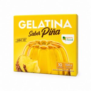 Gelatina Sabor Piña Macro Food 100g