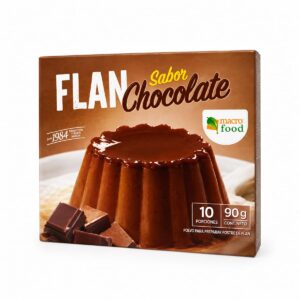 Flan Sabor Chocolate Macro Food 90g