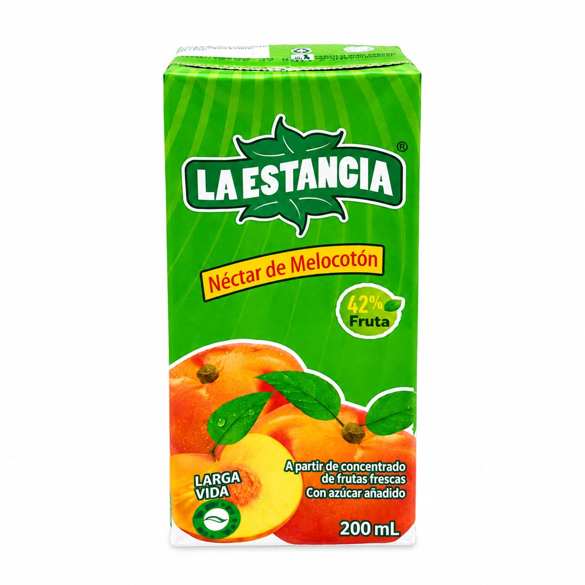 Néctar de Melocotón 200ml La Estancia, bebida refrescante y afrutada