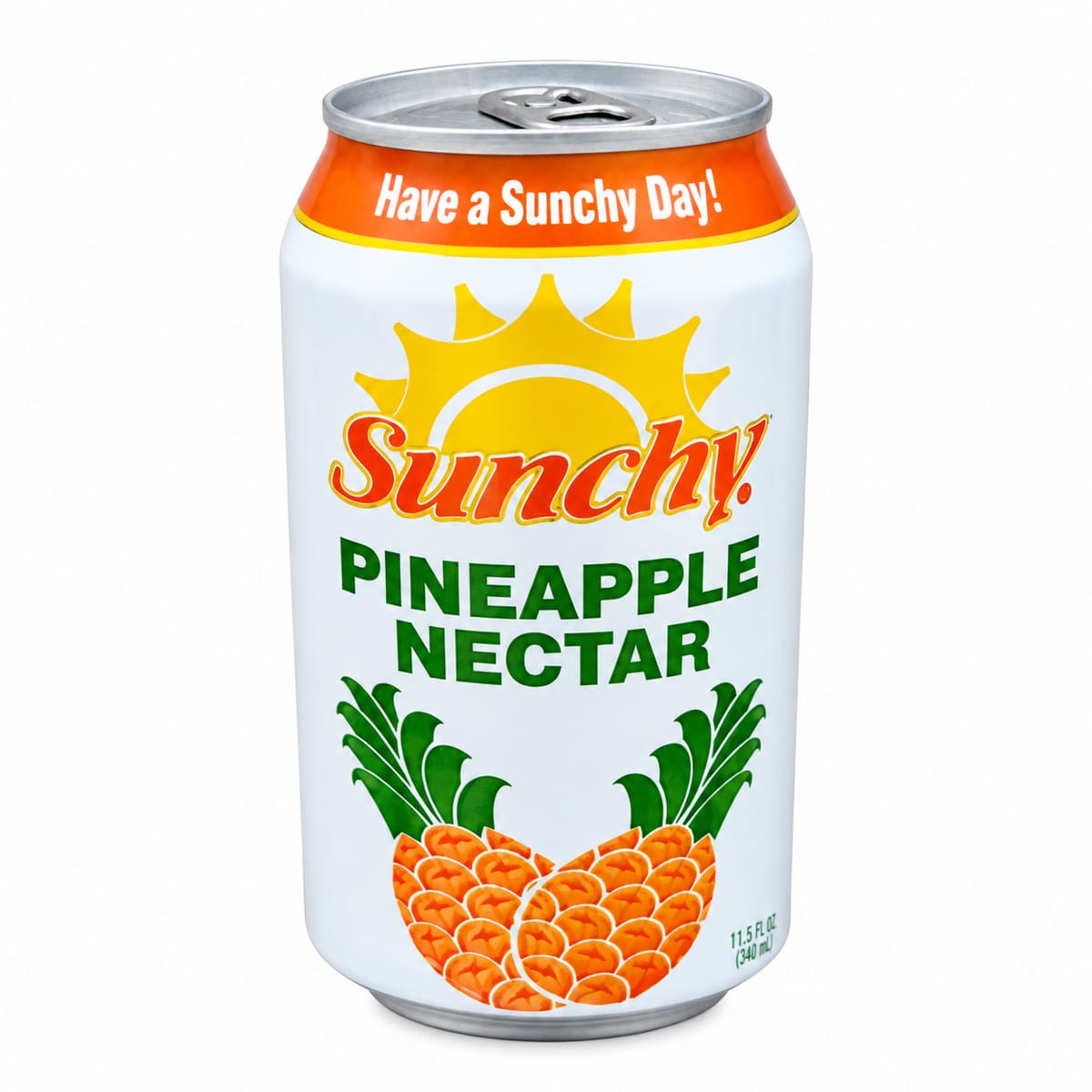 Néctar de piña 334ml Sunchy, bebida refrescante ideal para llevar